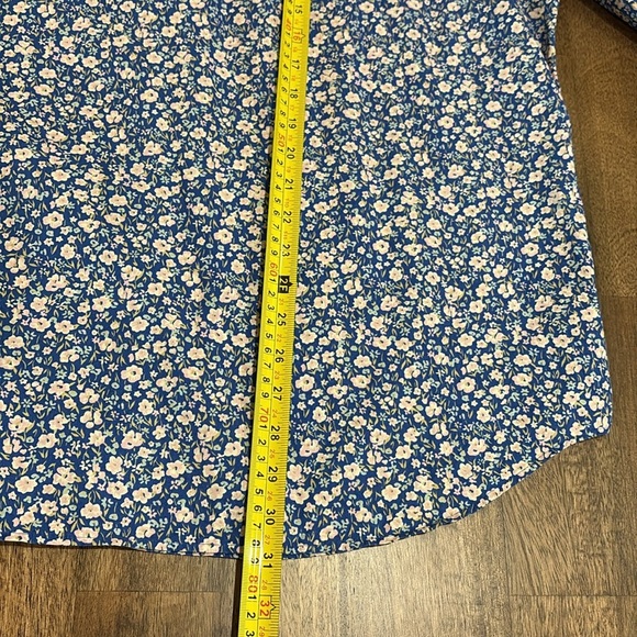 J Crew Men Size XLarge Secret Wash 100s 2-Ply Yarns Button Down Blue Classic - Picture 7 of 7